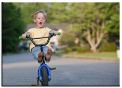 balance on bike